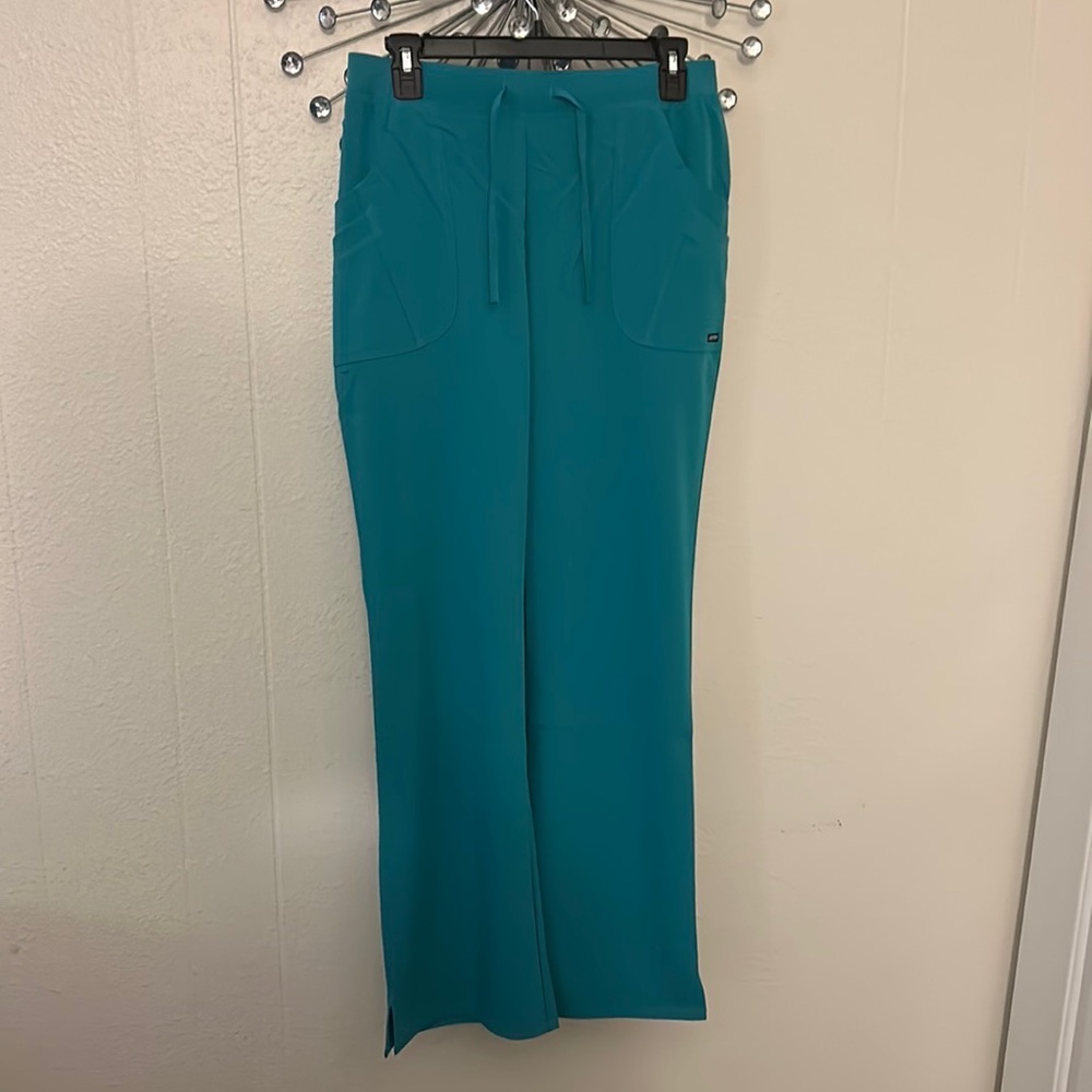 Jockey teal scrub pants